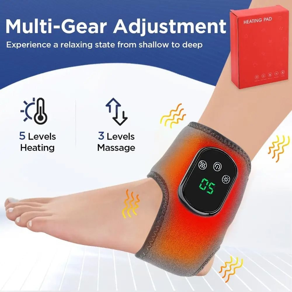 USB Heated Ankle Foot Massager For Warm Compression And Joint Care 5