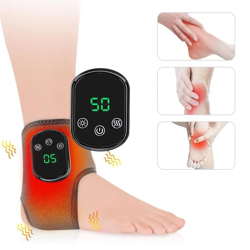 USB Heated Ankle Foot Massager For Warm Compression And Joint Care 6