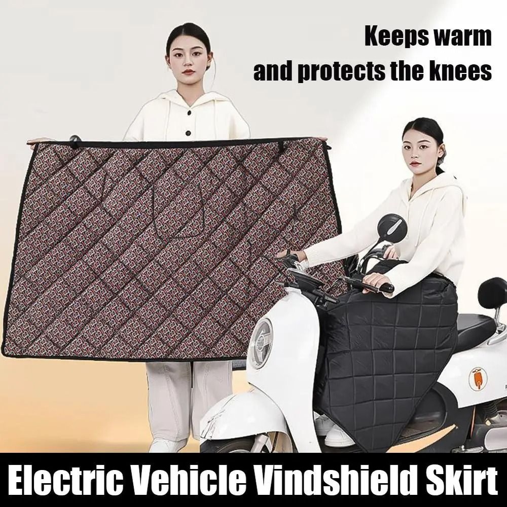 Winter Windproof Electric Vehicle Leg Cover With Waterproof Insulation Apron 2