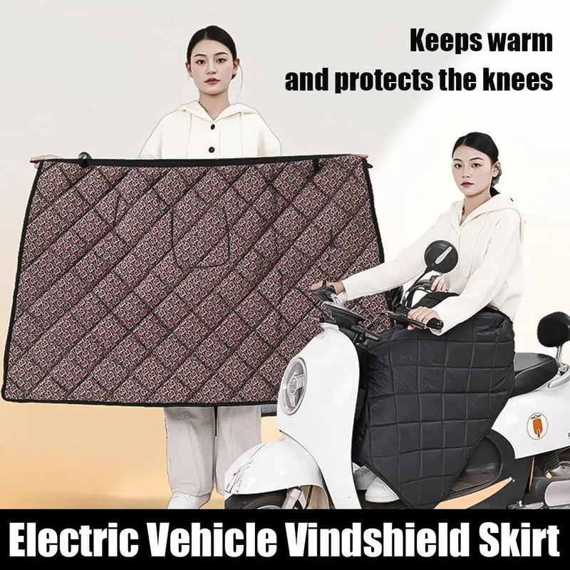 Winter Windproof Electric Vehicle Leg Cover With Waterproof Insulation Apron 2
