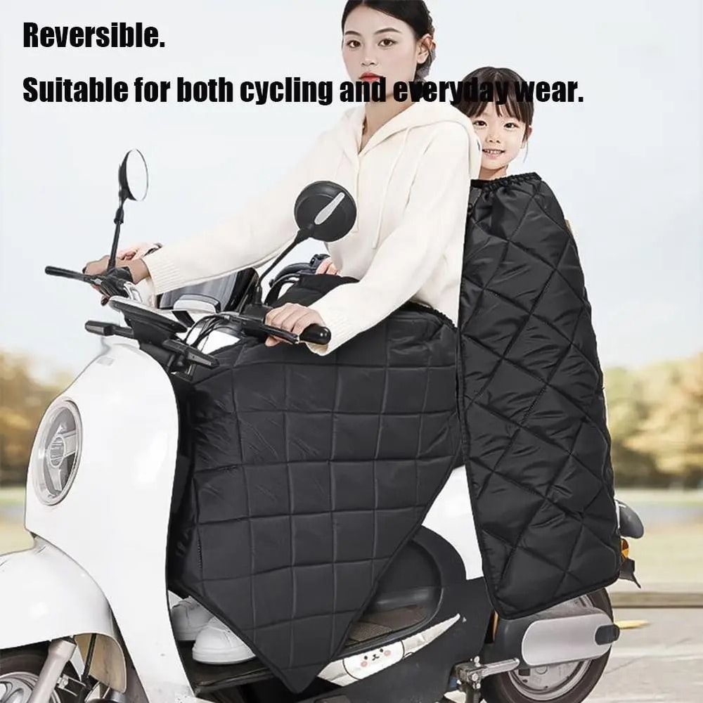 Winter Windproof Electric Vehicle Leg Cover With Waterproof Insulation Apron 4