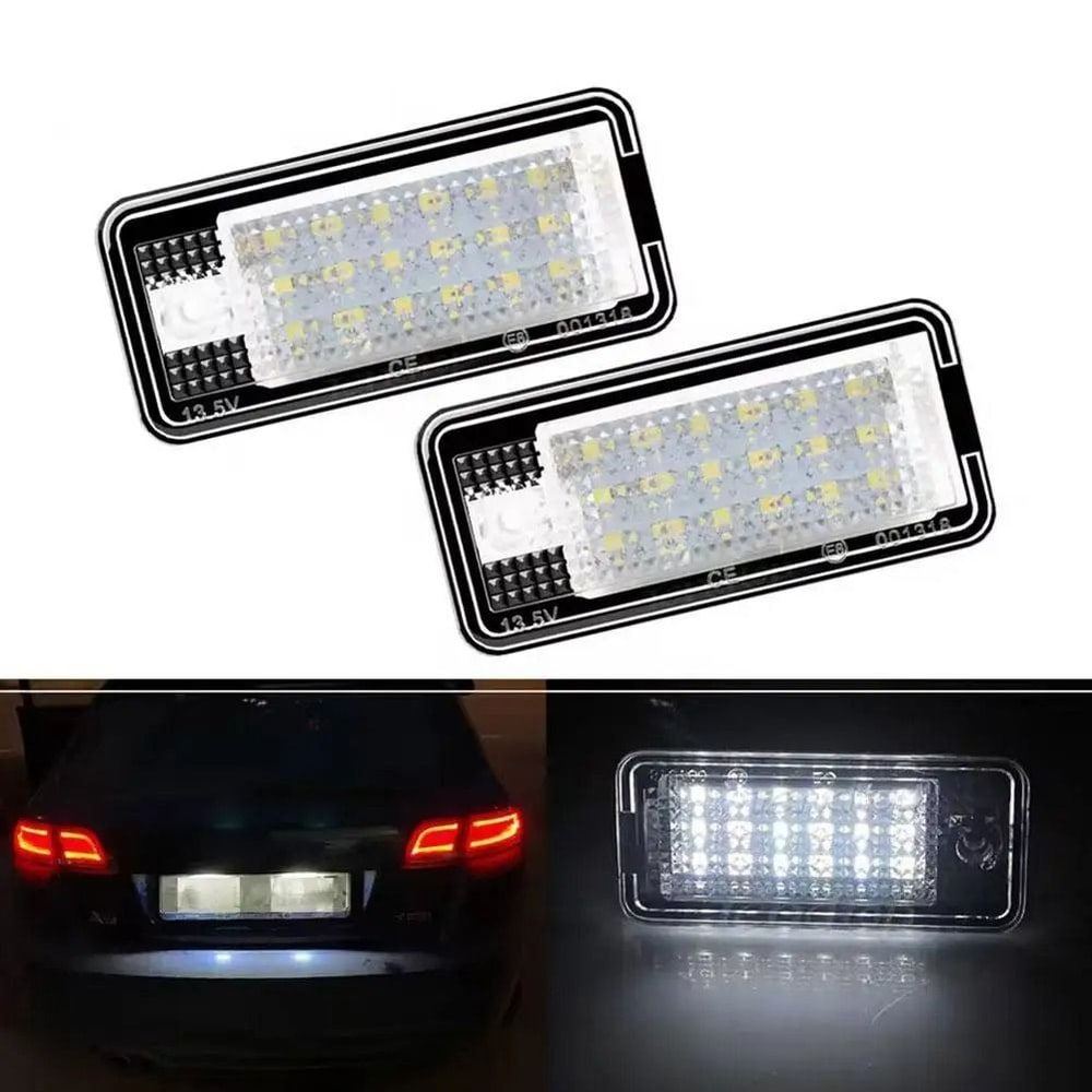 Audi LED License Plate Light Upgrade For A3 A4 A6 A8 Q7 3
