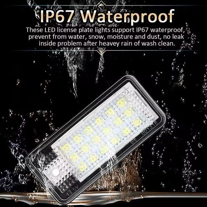 Audi LED License Plate Light Upgrade For A3 A4 A6 A8 Q7 5