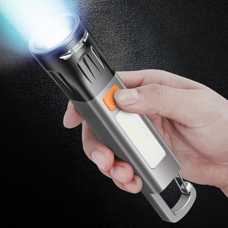 Mini USB Rechargeable Outdoor Flashlight For Camping And Hiking 1