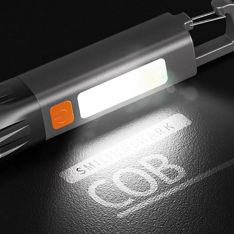 Mini USB Rechargeable Outdoor Flashlight For Camping And Hiking 5