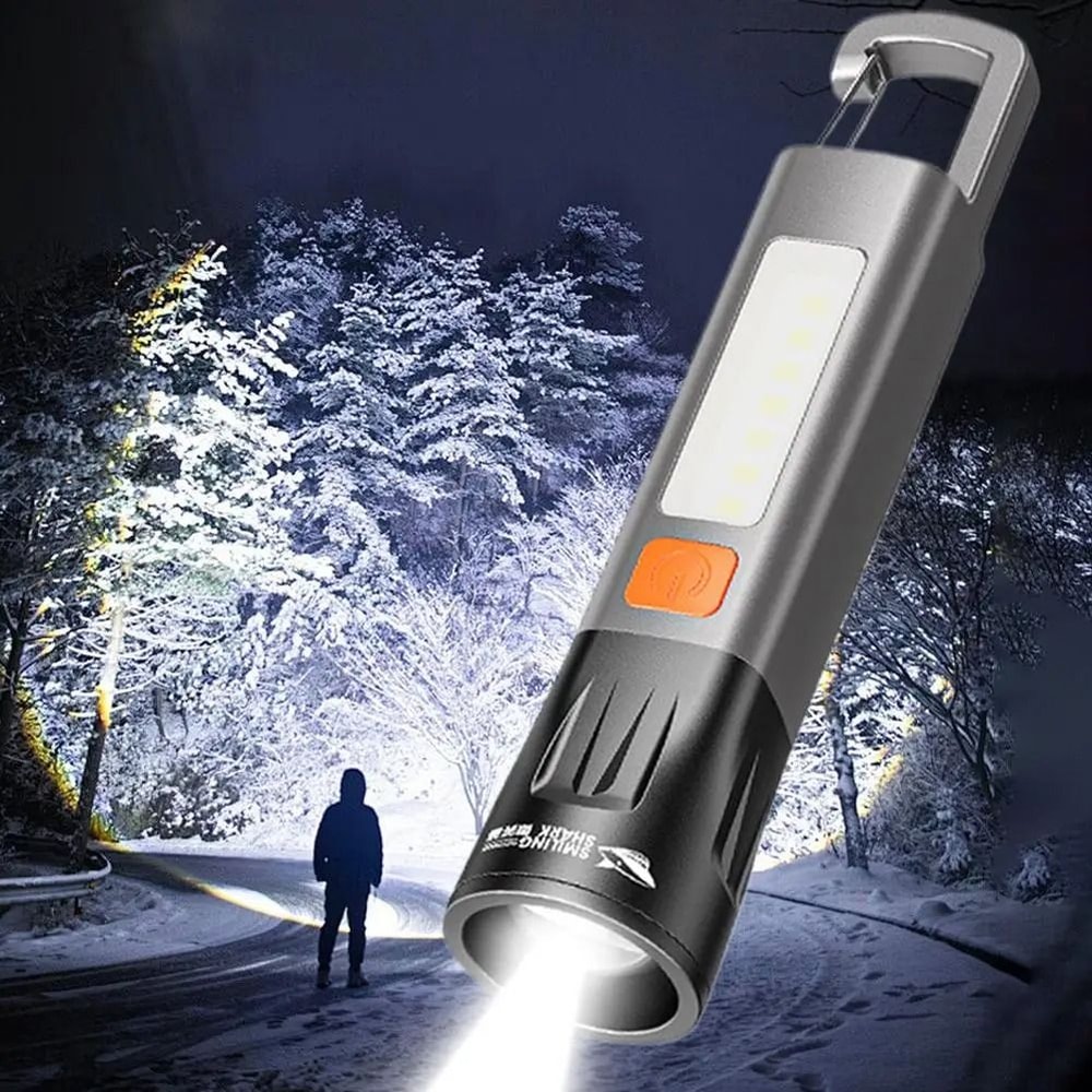 Mini USB Rechargeable Outdoor Flashlight For Camping And Hiking 6
