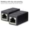 RJ45 Ethernet Coupler Cat6 Cat5e Female To Female LAN Cable Extender 6