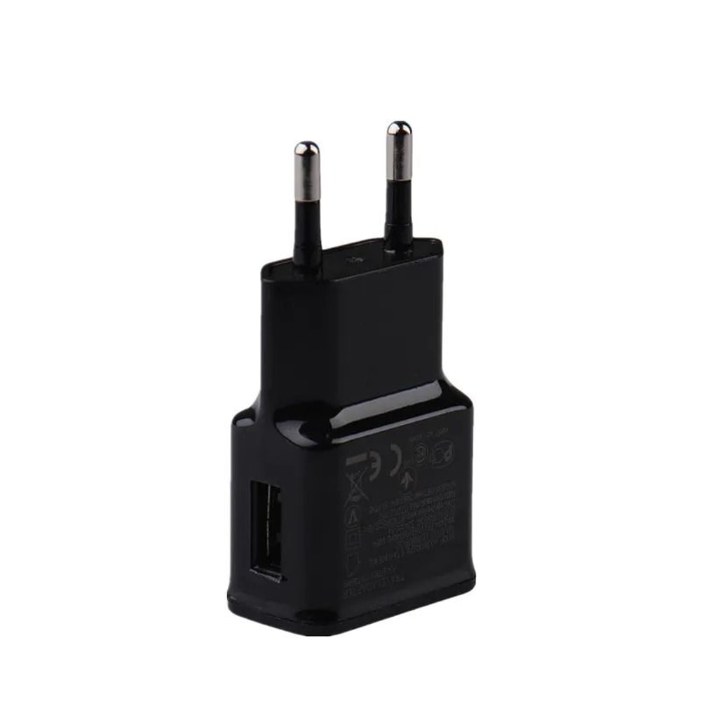 EU Plug Dual USB Wall Charger 5V 2A Fast Charging Travel Adapter 5