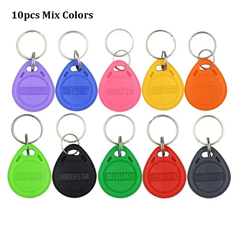 125kHz RFID Proximity Key Fob Access Control Keychain Tags 7