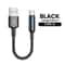 Short USB Charging Cable 025m Fast Charging Data Cord Type C Micro USB 2