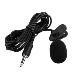 clip on usb condenser lavalier microphone with type c and 3.5mm jack