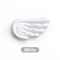 Angel Wings Ergonomic Wrist Rest Mouse Pad With Memory Foam Support 1