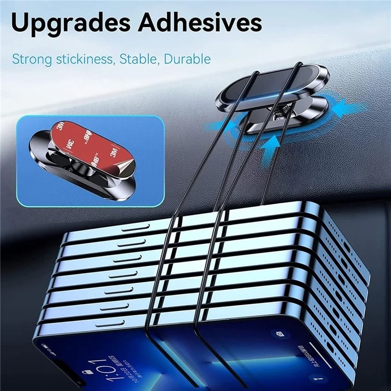 Rotatable Magnetic Car Phone Holder Stand For Smartphones And GPS 3