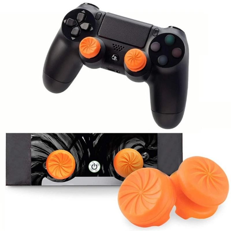 Thumb Stick Grip Extenders For PS4 And PS5 Controller High Low Rise Caps 4