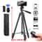 Universal Phone Tripod Stand With Bluetooth Remote For Video Recording 2