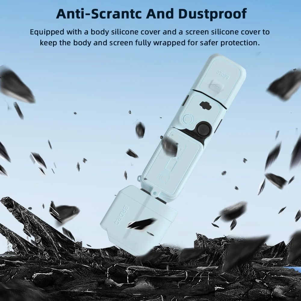 Silicone Protective Case For DJI Osmo Pocket 3 Camera With Lens Cover 11