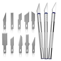 precision metal craft knife set non slip scalpel tools for arts and engraving