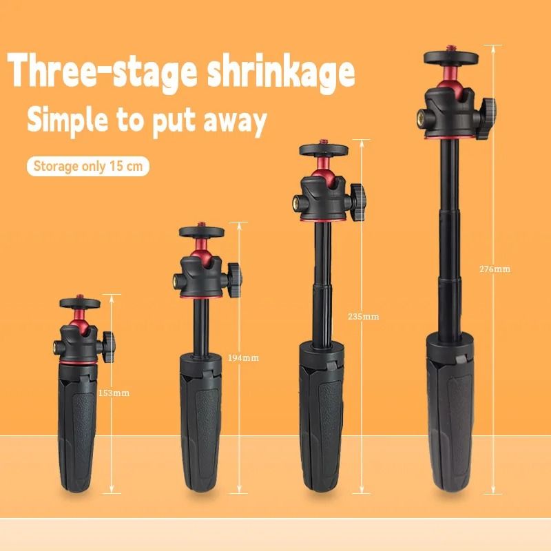 MT 08 Mini Tripod With 360 Degree Ball Head And Cold Shoe Mount 2