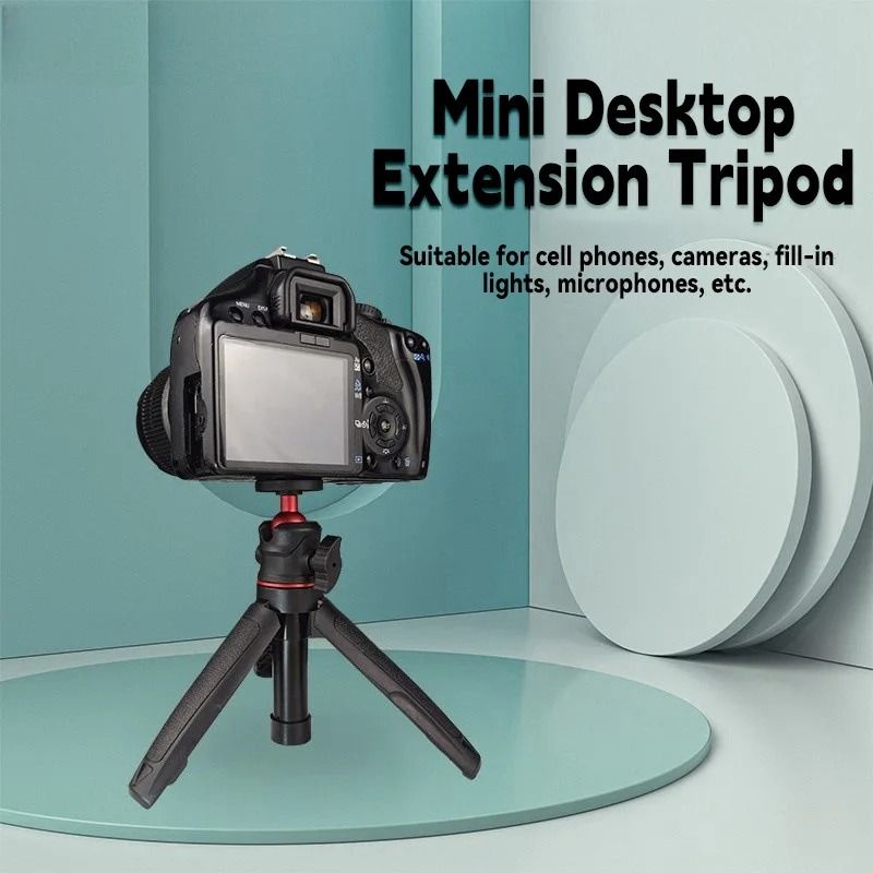 MT 08 Mini Tripod With 360 Degree Ball Head And Cold Shoe Mount 4