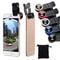 3 In 1 Phone Camera Lens Kit Fisheye Wide Angle And Macro With Clip 11