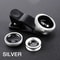 3 In 1 Phone Camera Lens Kit Fisheye Wide Angle And Macro With Clip 2