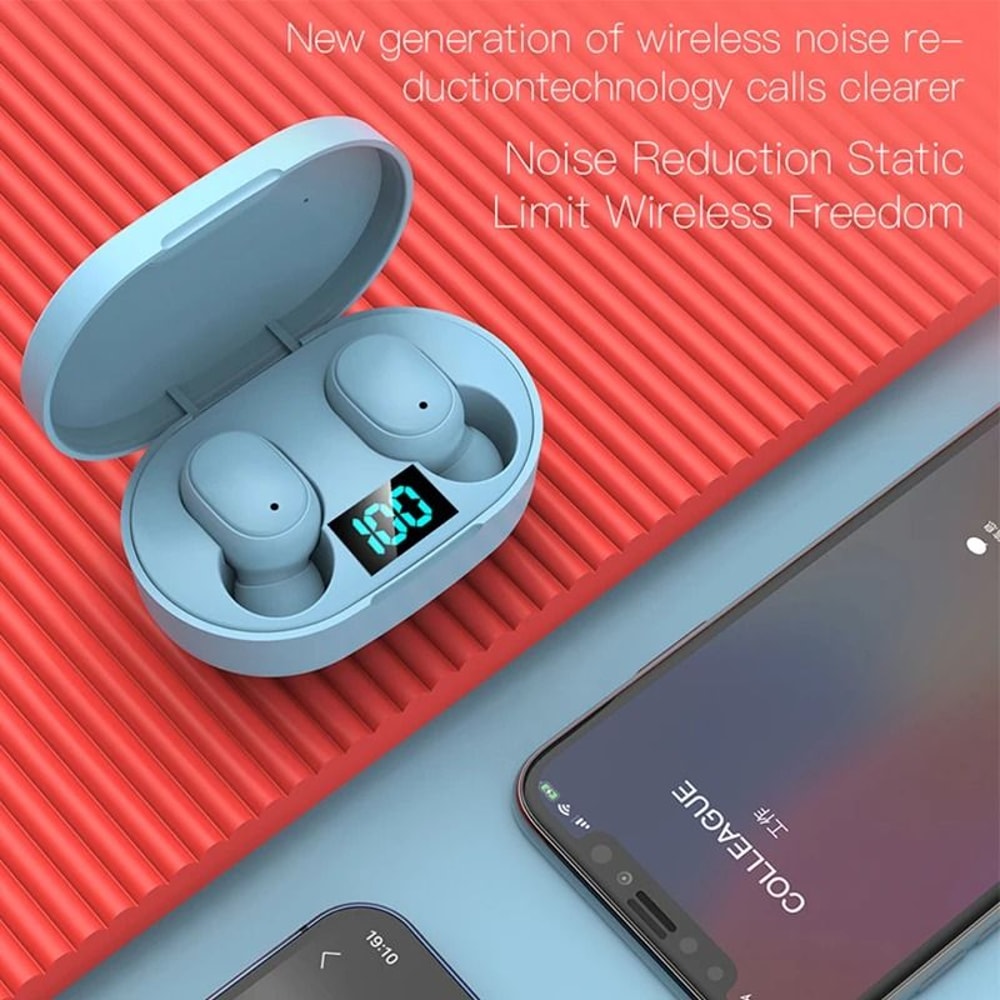 E6S TWS Wireless Bluetooth Earbuds With LED Display And Noise Reduction 8