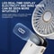 Foldable Portable Mini Fan With Neck Hanging Strap And Phone Stand USB Rechargeable 5