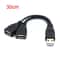 USB 20 USB Splitter Adapter 2 Port USB Hub Extension Cable For Laptop And PC 7