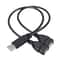 USB 20 USB Splitter Adapter 2 Port USB Hub Extension Cable For Laptop And PC 0