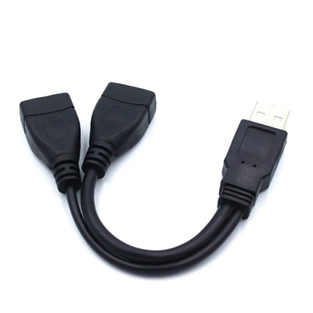 USB 20 USB Splitter Adapter 2 Port USB Hub Extension Cable For Laptop And PC 5