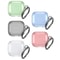 Transparent AirPods 4 Case Shockproof TPU Silicone Cover With Keychain 0