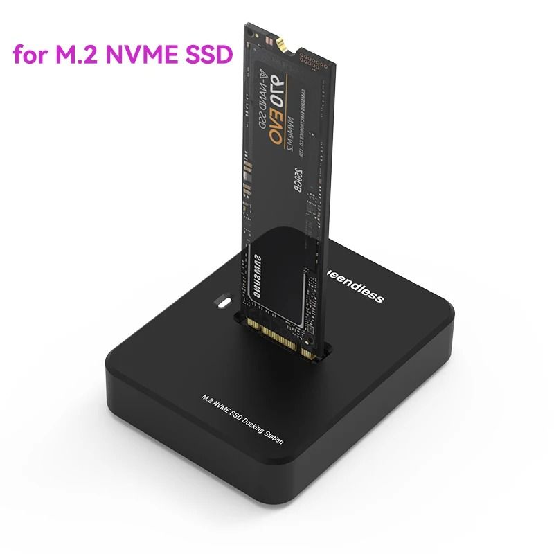 Blueendless M2 NVMe SSD Enclosure 10Gbps External SSD Case USB Storage Dock 2
