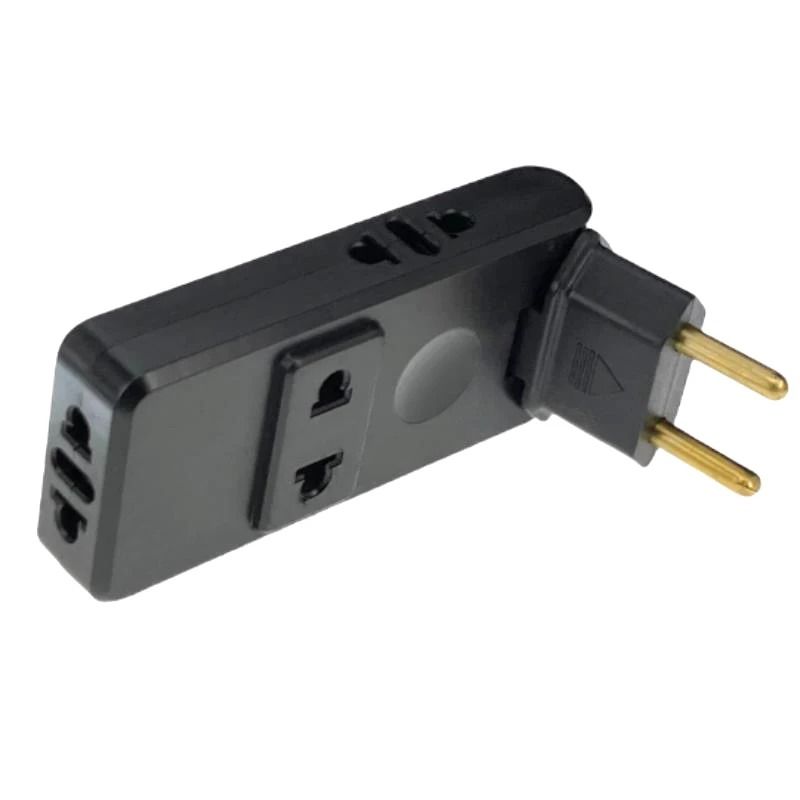 4 In 1 EU Plug Adapter 180 Degree Rotating Wall Outlet Extension Socket 3