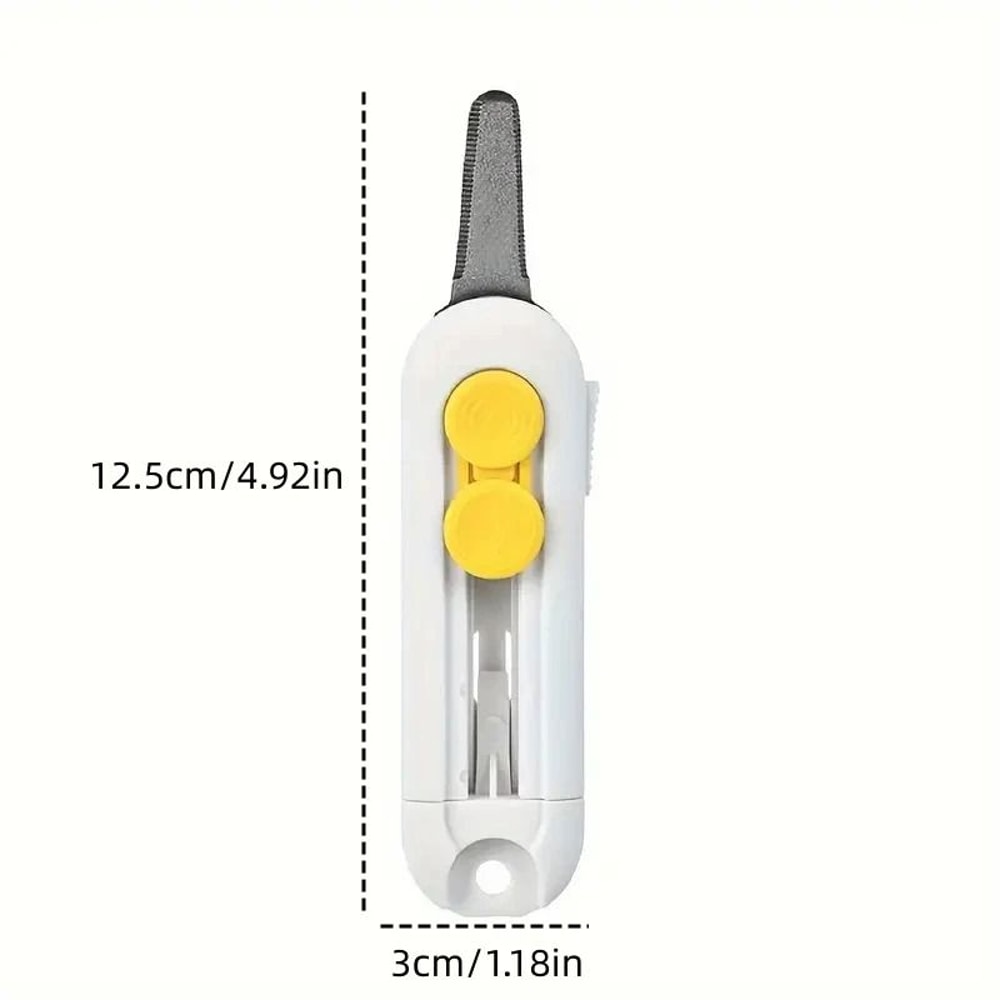 Magnetic Mini Utility Knife Cute Box Cutter Pocket Paper Knife For Office And Unboxing 6