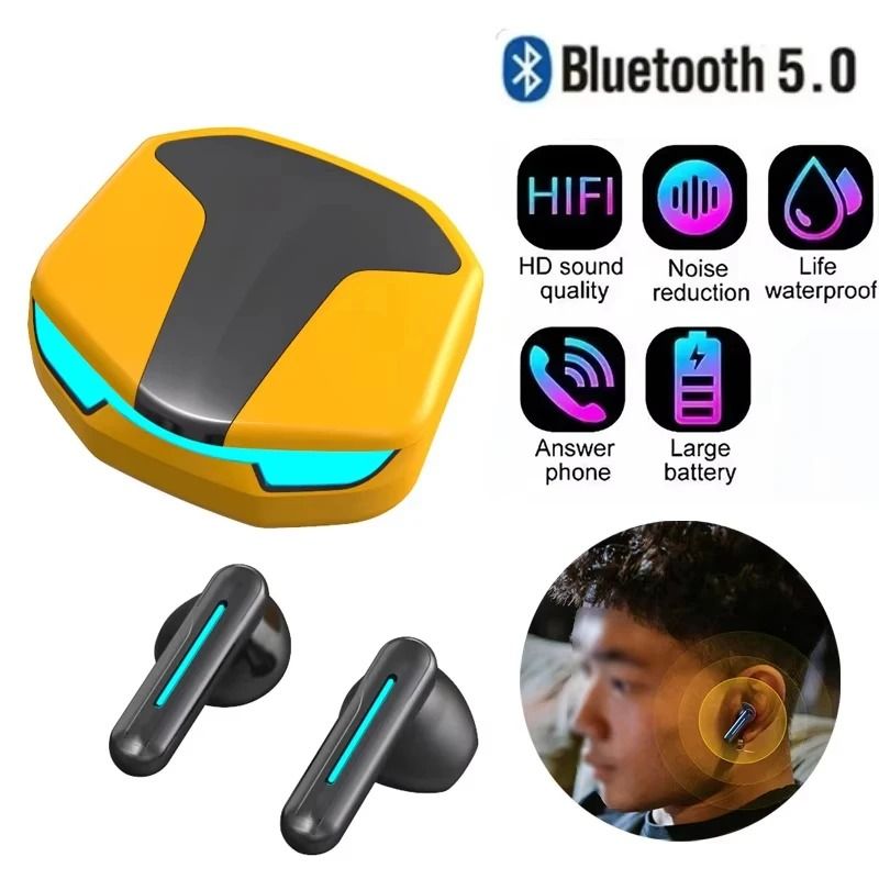 TWS Wireless Bluetooth Earbuds Noise Cancelling Sports Headset With Mic For Smartphones 8