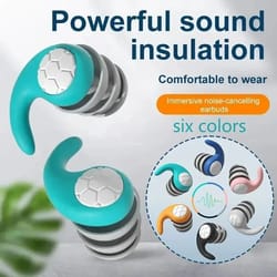 sleep comfort noise reduction earplugs waterproof soft sleeping ear plugs with mute filter