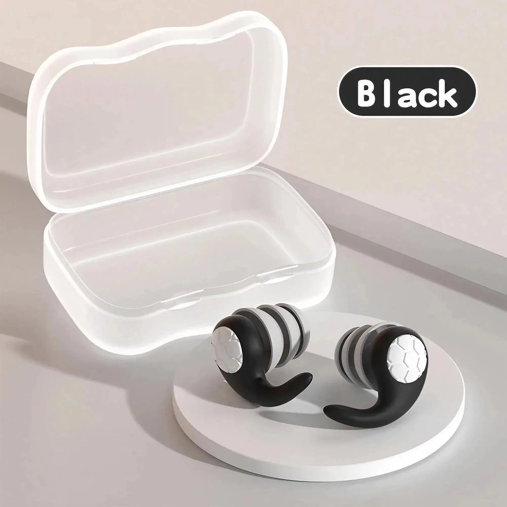 Sleep Comfort Noise Reduction Earplugs Waterproof Soft Sleeping Ear Plugs With Mute Filter 2