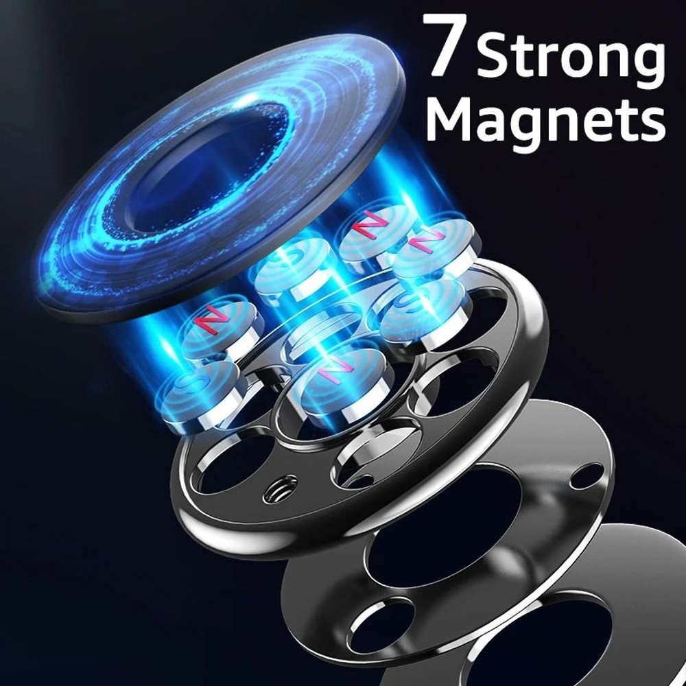 Round Strong Magnet Magnetic Car Phone Holder GPS Dashboard Mount For IPhone Samsung Xiaomi 8