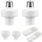 Smart E27 Remote Light Socket Timer Switch Lamp Holder With Wireless On Off Control 15m Range 5