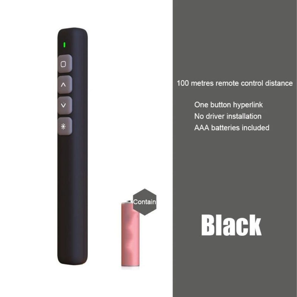 Wireless Presentation Remote 24G USB Slide Clicker With Pointer For PowerPoint 1