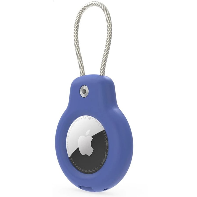 Apple AirTag Keychain Holder With Steel Wire Cable Anti Lost Protective Case 4