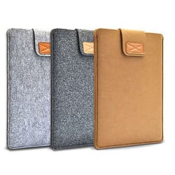 anti scratch felt laptop sleeve lightweight protective pouch for macbook and ipad