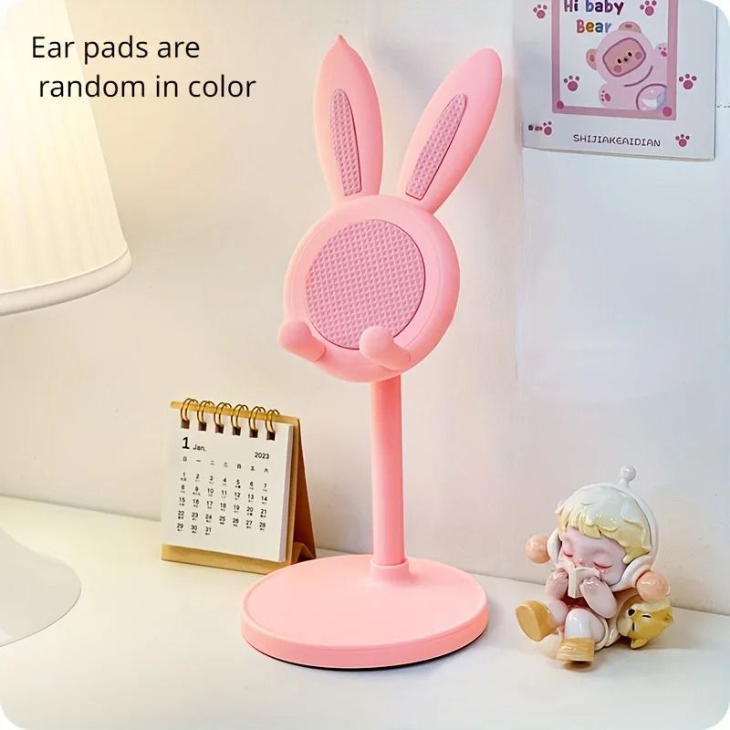 Cute Bunny Phone Holder Stand Adjustable Desktop Tablet Bracket For IPad And Phones 8