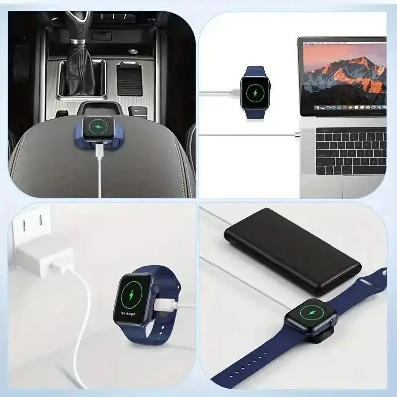 Portable Apple Watch Charger Type C Fast Charging Dock Adapter 11