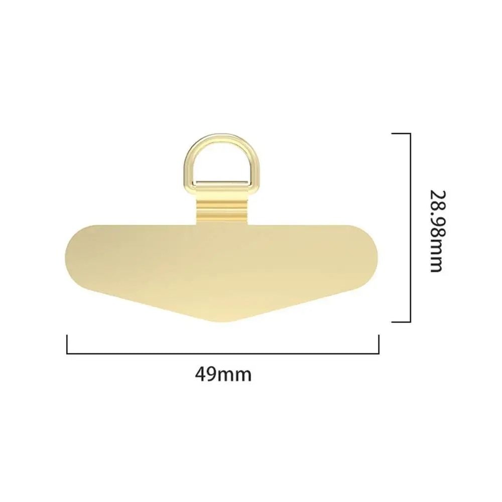 Universal Phone Lanyard Patch Stainless Steel Phone Strap Clip Adapter Tabs 9