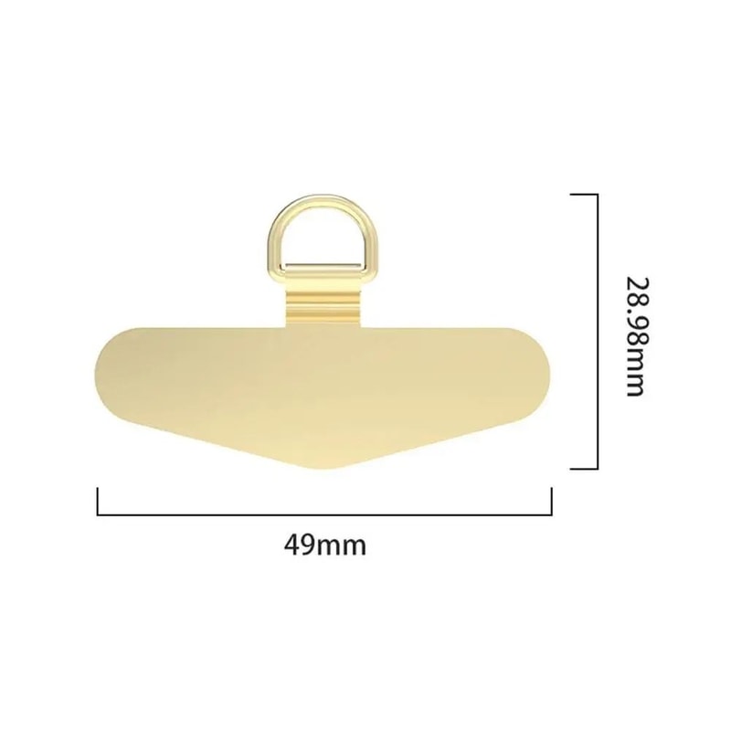 Universal Phone Lanyard Patch Stainless Steel Phone Strap Clip Adapter Tabs 9