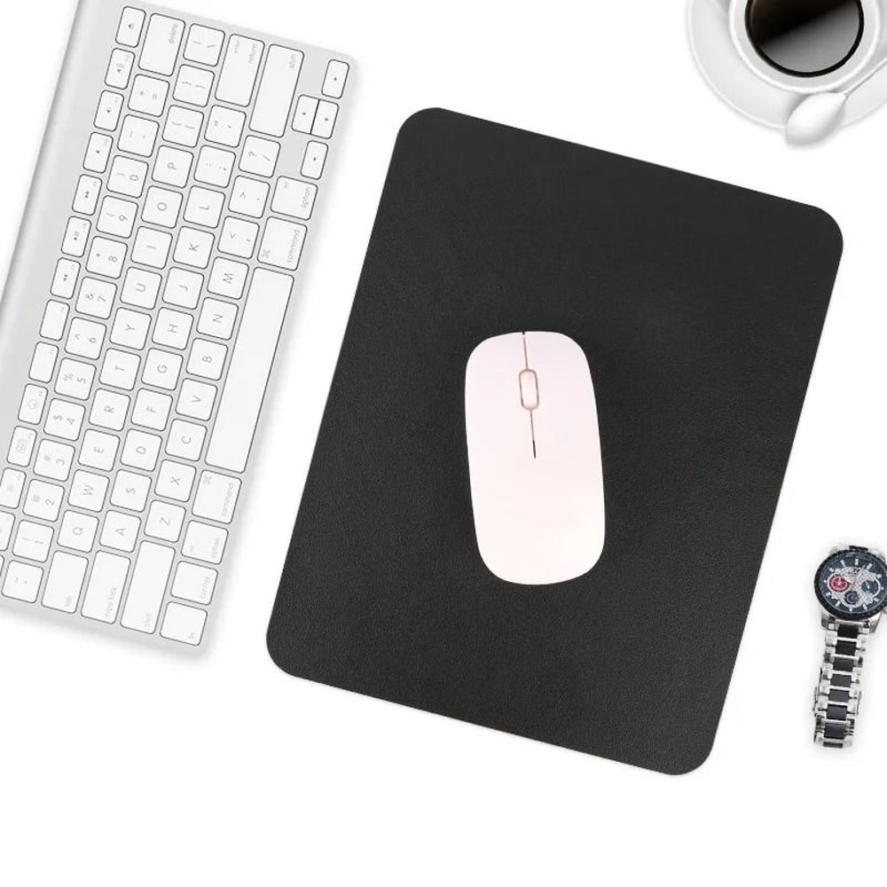 Anti Slip Mouse Pad PU Leather Desk Mat For Home Office And Gaming 7