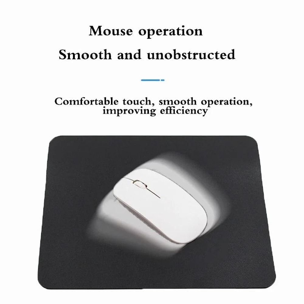 Anti Slip Mouse Pad PU Leather Desk Mat For Home Office And Gaming 8