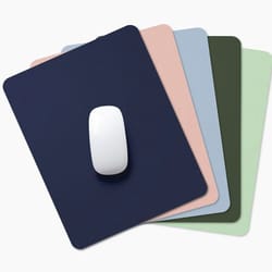 anti slip mouse pad pu leather desk mat for home office and gaming