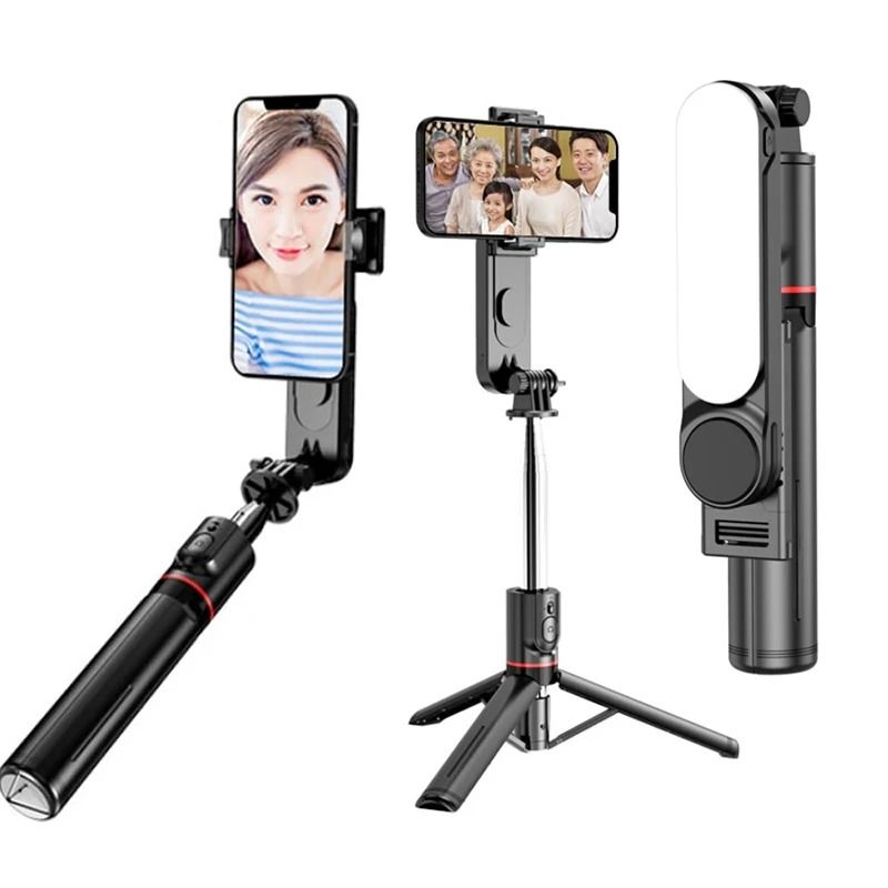 Portable Selfie Stick Tripod With Fill Light And Wireless Remote For Video And Live Streaming 0